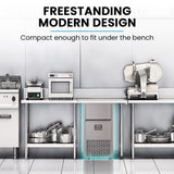 Ice Makers: POLYCOOL Commercial Ice Maker Machine, up to 75kg/24hr, Timer & Self Cleaning Programs