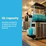 Speciality Appliances: POLYCOOL 12L Single Tank Commercial Slush Machine, Digital Control Panel, SAA Approved, Juice and Frozen Slushy Maker