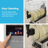 Speciality Appliances: POLYCOOL 12L Single Tank Commercial Slush Machine, Digital Control Panel, SAA Approved, Juice and Frozen Slushy Maker