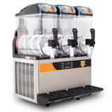 Speciality Appliances: POLYCOOL 36L Triple Tank Commercial Slush Machine, Digital Control Panel, SAA Approved, Juice and Frozen Slushy Maker