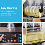 Speciality Appliances: POLYCOOL 36L Triple Tank Commercial Slush Machine, Digital Control Panel, SAA Approved, Juice and Frozen Slushy Maker
