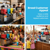 Speciality Appliances: POLYCOOL 36L Triple Tank Commercial Slush Machine, Digital Control Panel, SAA Approved, Juice and Frozen Slushy Maker