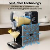 Speciality Appliances: POLYCOOL 3L Slushie Frozen Drink Maker, Home Slush Machine, Fast Chilling, Easy Digital Controls