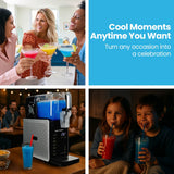 Speciality Appliances: POLYCOOL 3L Slushie Frozen Drink Maker, Home Slush Machine, Fast Chilling, Easy Digital Controls