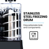 POLYCOOL 3L Single Tank Slushie Machine, Digital Control Slushy Maker
