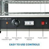 Food Warmers & Chafing Dishes: EUROCHEF Electric Food Warmer Display, 1000W, 4-Tier Stainless Steel