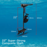 Boating Accessories: Striker 60LBS Electric Trolling Motor Inflatable Boat Fishing Marine Outboard Engine