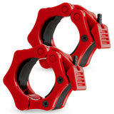 Free Weights: PROFLEX 2x 50mm Olympic Gym Barbell Collar Lock Clips, for Home Fitness Bodybuilding Weights Training Lock Clips