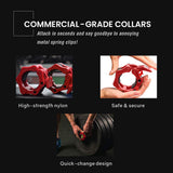 Free Weights: PROFLEX 2x 50mm Olympic Gym Barbell Collar Lock Clips, for Home Fitness Bodybuilding Weights Training Lock Clips