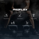 Weightlifting Machines & Racks: PROFLEX Multi-Station Home Gym Set with 98lbs Weight Plates- M8000