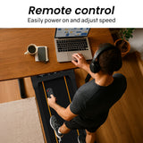 Treadmills: PROFLEX Electric Walking Pad Under Desk Treadmill, Remote Control, Compact Foldable Size, Tablet Holder, LCD Display, Walk or Light Jog