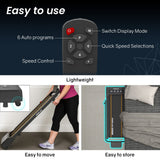 Treadmills: PROFLEX Electric Walking Pad Under Desk Treadmill, Remote Control, Compact Foldable Size, Tablet Holder, LCD Display, Walk or Light Jog