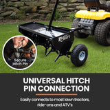 Lawn Rollers: PlantCraft Tow Behind Plug Lawn Aerator 1m (40") Wide, Universal Hitch for Ride on Mower, Garden Tractor
