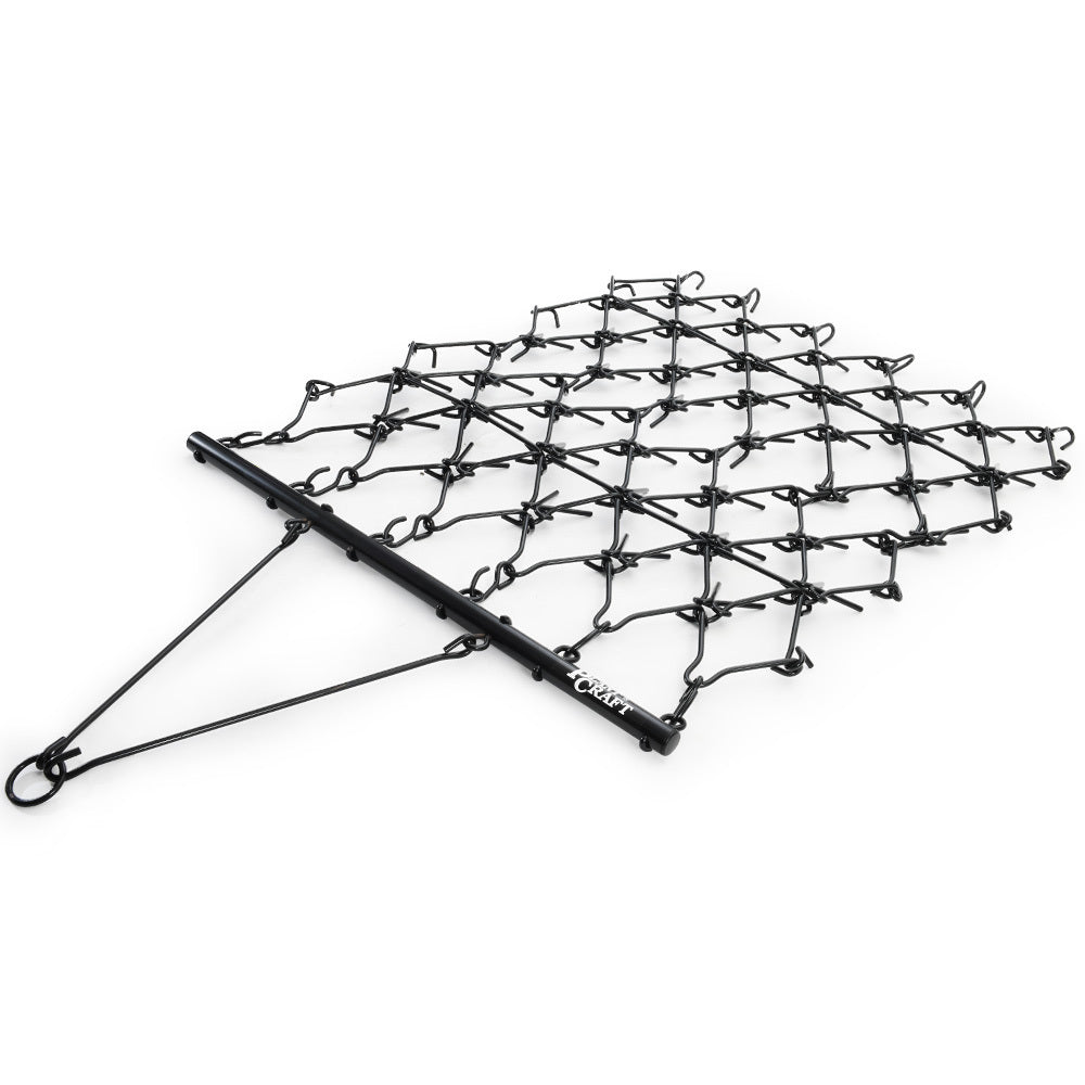 Lawn Rollers: PlantCraft Tow Behind Drag Harrow Rake, 1.4m Wide, for Ride-on Mower LawnTractor on Pasture Paddock