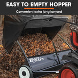 Gardening Tools: PlantCraft Lawn Sweeper 48" Wide, Tow Behind Leaf and Grass Clipping Collector, Universal Hitch for Ride on Mower, Garden Tractor
