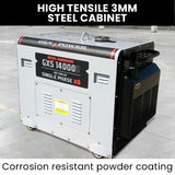 Generators: GENPOWER 8.4kW Peak 6kW Rated Commercial Diesel Generator, Electric Key Start, 6 x 15A, Single Phase