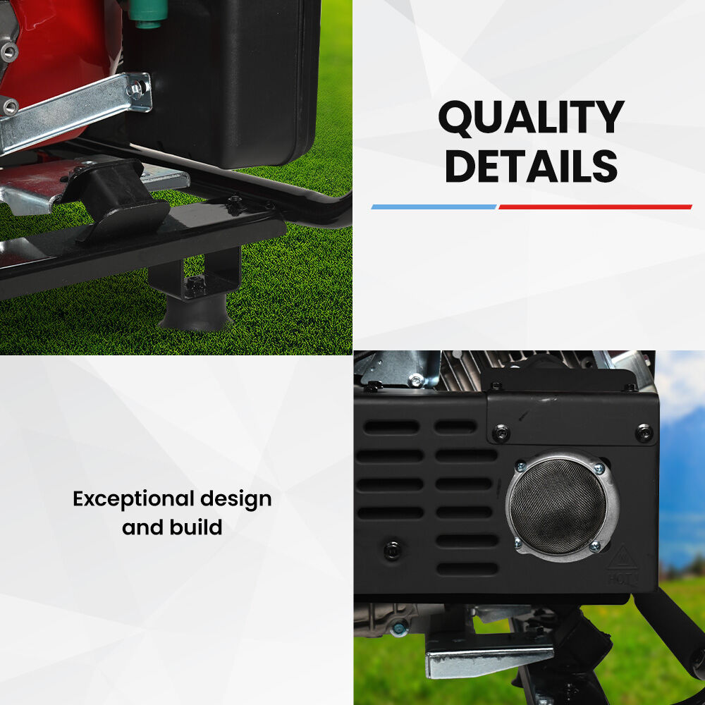 Batteries & Generators: GENPOWER 6kW Peak 5kW Open Frame Inverter Generator, 3x15A, 15L Tank, Wheels, RCD, Portable, Backup