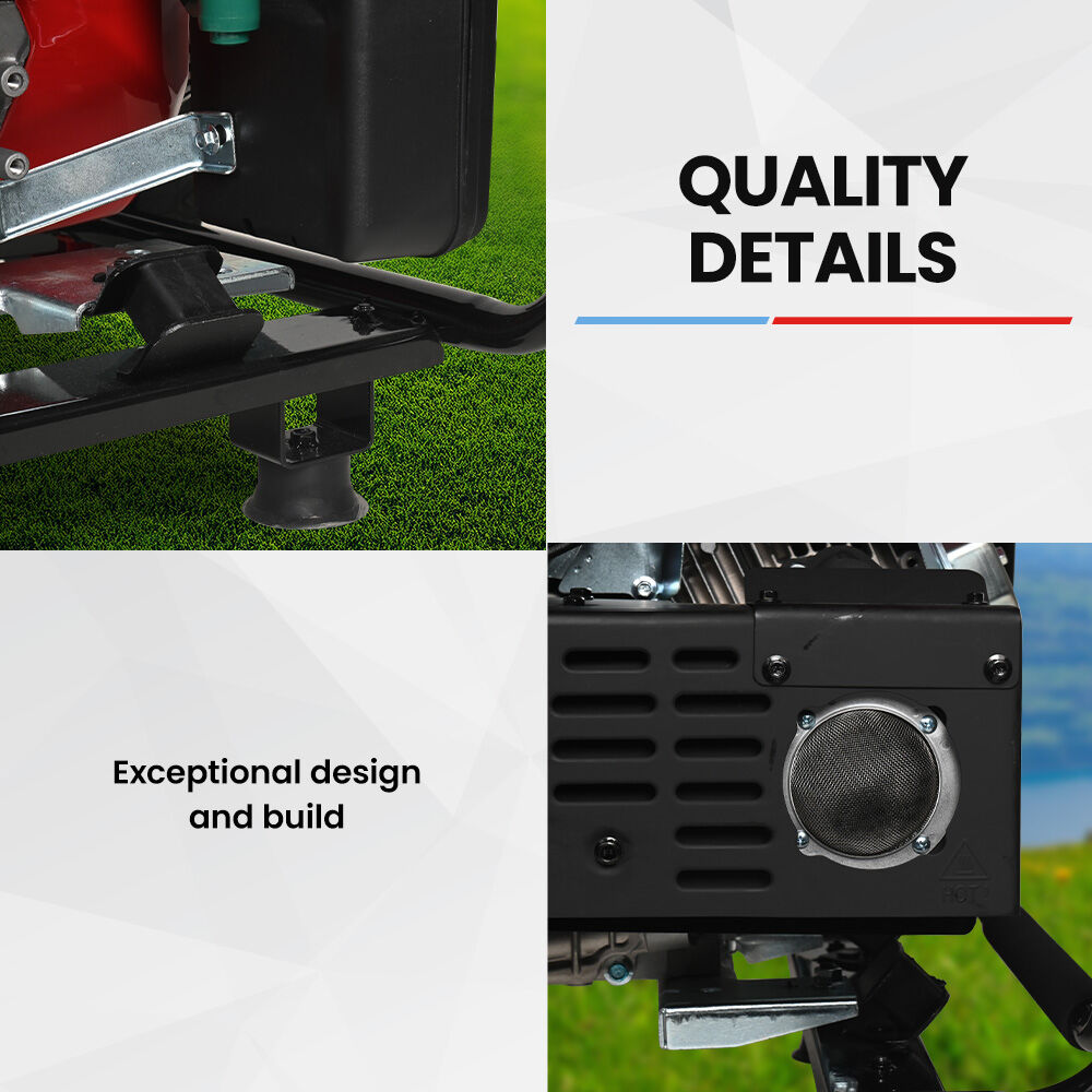 Batteries & Generators: GENPOWER 8.5kW Peak 7.2kw Open Frame Inverter Generator, Push-Button Start, 2x15A, 1x32A, 20L Tank, Wheels, RCD, Portable, Backup
