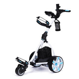 Golf Accessories: THOMSON Golf Buggy Electric Trolley Automatic Motorised Foldable Cart Powered