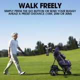 Golf Accessories: THOMSON E5000 Pro Lithium Golf Buggy, 36 Hole, Only 12kg, Easy Fold, Electric Motorised Buggy Trolley Cart w/ Seat, Black