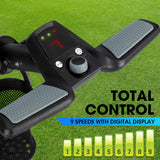 Golf Accessories: THOMSON E5000 Pro Lithium Golf Buggy, 36 Hole, Only 12kg, Easy Fold, Electric Motorised Buggy Trolley Cart w/ Seat, Black