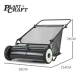 Gardening Tools: PlantCraft Push Lawn Sweeper, 26" Wide Leaf and Grass Clipping Collector