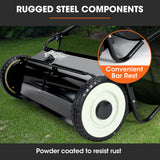 Gardening Tools: PlantCraft Push Lawn Sweeper, 26" Wide Leaf and Grass Clipping Collector