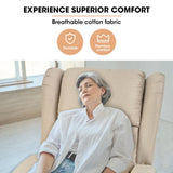 Massage Chairs: FORTIA Electric Recliner Lift Heat Chair for Elderly, Massage, Heat Therapy, Aged Care, Beige