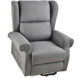 Massage Chairs: FORTIA Electric Recliner Lift Heat Chair for Elderly, Massage, Heat Therapy, Aged Care, Grey