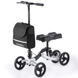 Mobility & Accessibility: EQUIPMED Knee Scooter Walker, Disc Brake - Suspension Bag - Broken Leg Ankle Foot Mobility - Crutches Alternative -