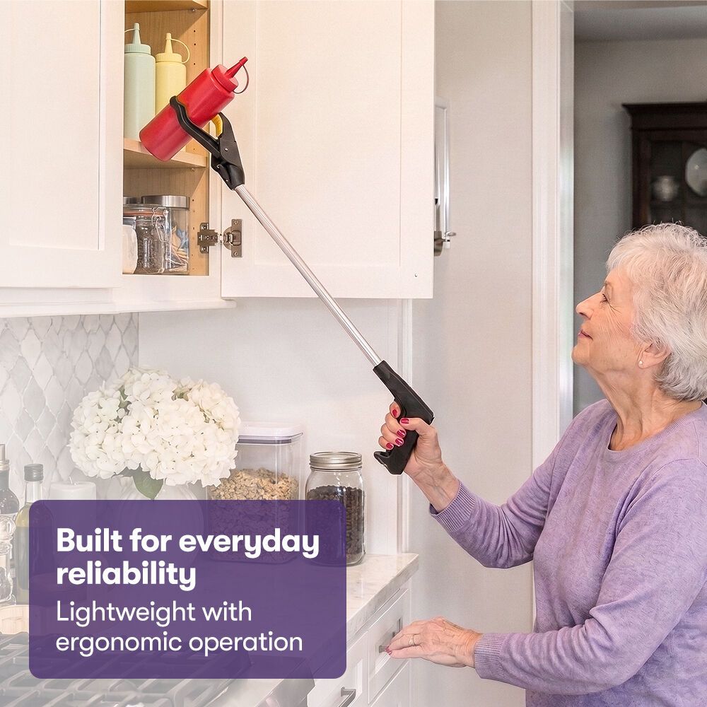 EQUIPMED 87cm Long Reach Grabber Reacher Aid