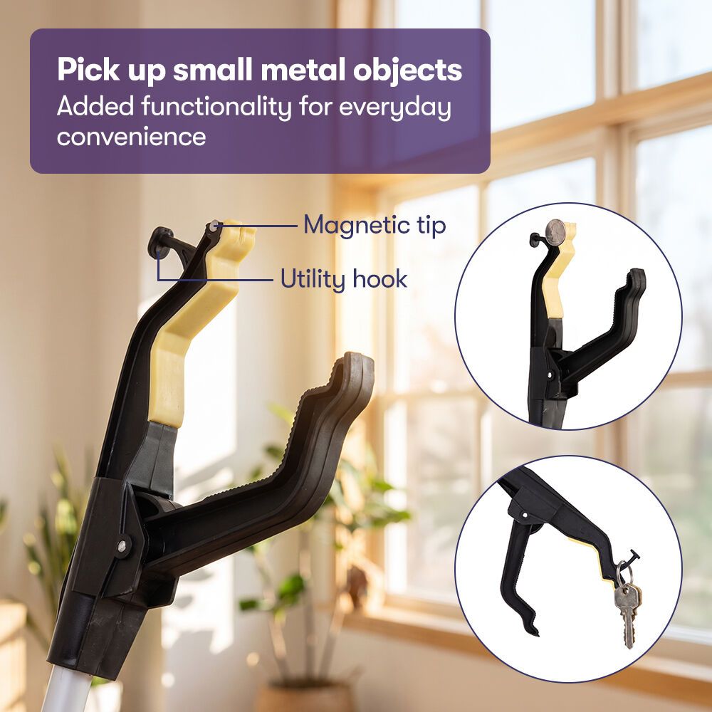 EQUIPMED 87cm Long Reach Grabber Reacher Aid