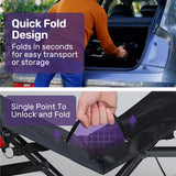 Mobility & Accessibility: EQUIPMED Upright Rollator Walker with Forearm Rest Supports, Mobilty Aid with Seat, Grey