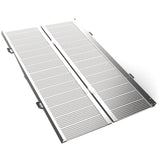 Mobility & Accessibility: EQUIPMED 182cm Portable Folding Aluminium Access Ramp, 272kg Rated, for Wheelchair, Mobility Scooter, Rollator