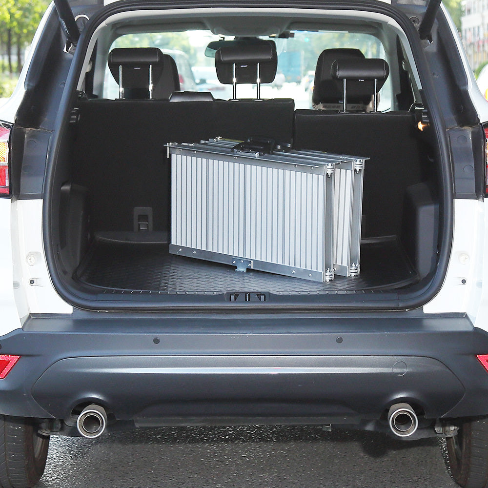 Mobility & Accessibility: EQUIPMED 182cm Portable Folding Aluminium Access Ramp, 272kg Rated, for Wheelchair, Mobility Scooter, Rollator
