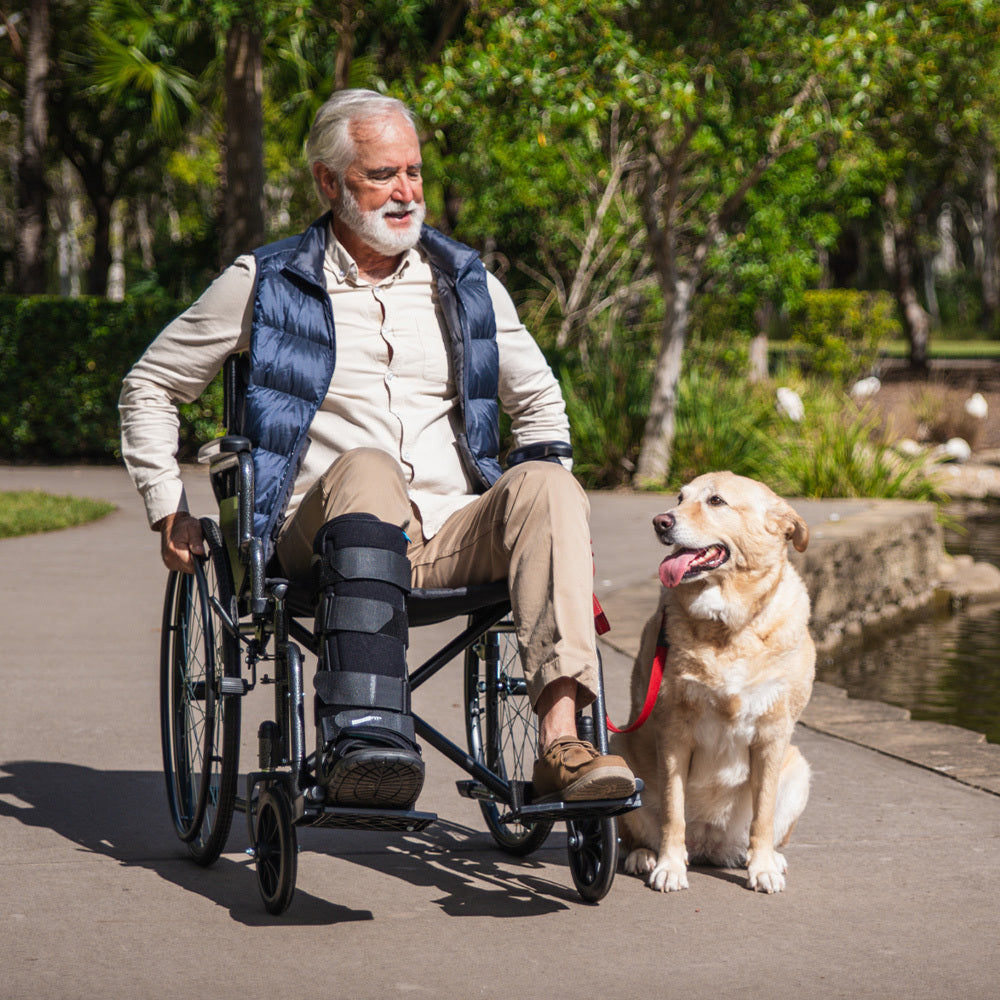 Mobility & Accessibility: Equipmed 24 Inch Folding Bariatric Wheelchair, XL Wide Design, 136kg Capacity, Park Brakes, Retractable Armrests, Dark Grey Hammertone