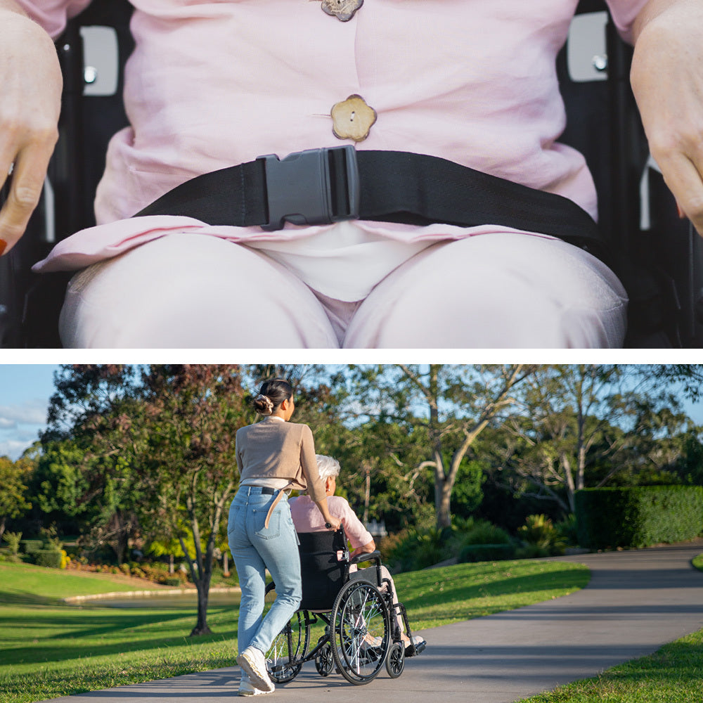 Mobility & Accessibility: Equipmed 24 Inch Folding Bariatric Wheelchair, XL Wide Design, 136kg Capacity, Park Brakes, Retractable Armrests, Dark Grey Hammertone