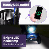 Mobility & Accessibility: EQUIPMED FreeLite+ Mid-Sized Electric Foldable Mobility Scooter, Lithium Battery, Long Range and Easy Charging, Blue