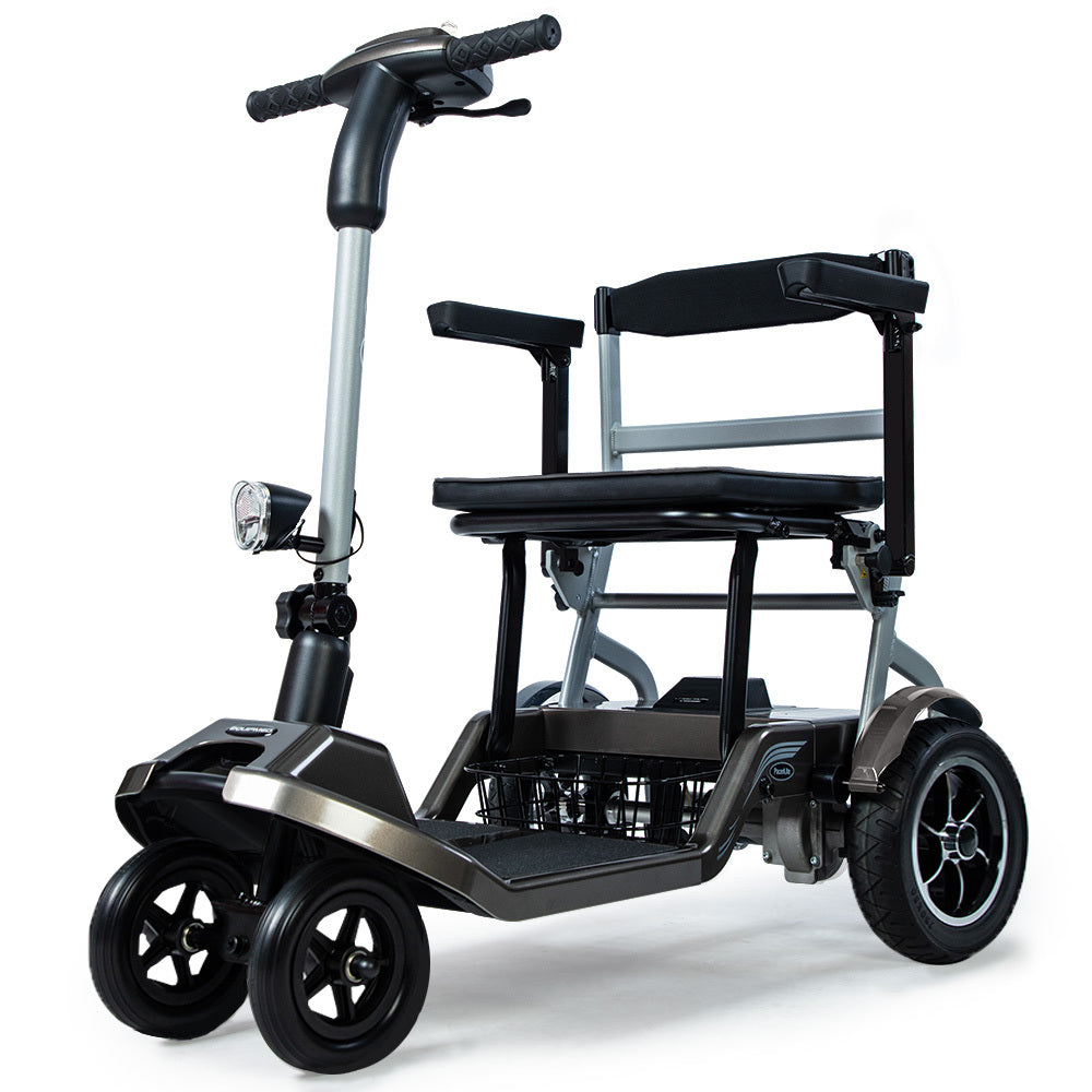 Mobility & Accessibility: EQUIPMED Ultra-Lightweight Folding Electric Mobility Scooter, 19kg with Battery Removed, 120kg Capacity, Long Range, Brushless Motor, Portable