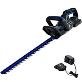 Gardening Tools: POWERBLADE HH4 20V Cordless Electric Hedge Trimmer Kit, with Lithium Battery and Fast Charger