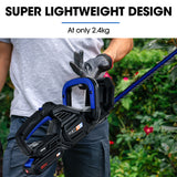 Gardening Tools: POWERBLADE HH4 20V Cordless Electric Hedge Trimmer Kit, with Lithium Battery and Fast Charger