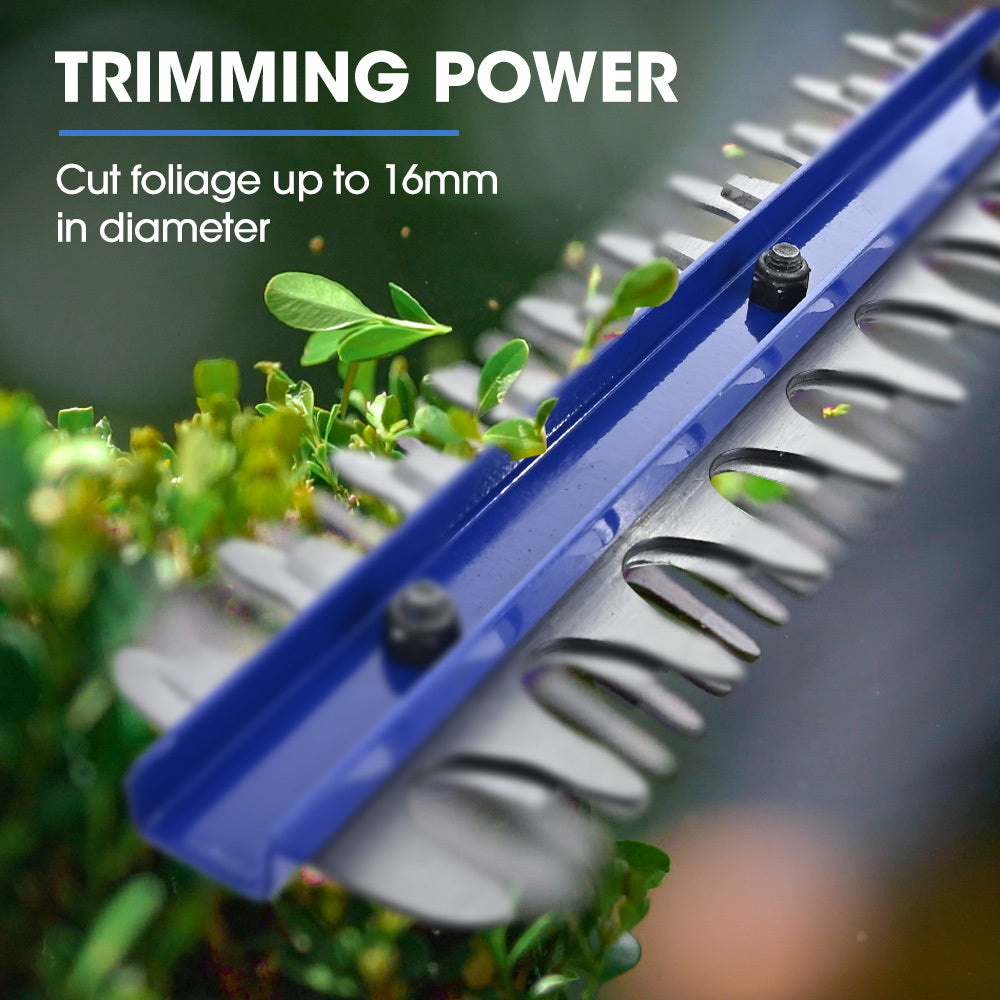 Gardening Tools: POWERBLADE HH4 20V Cordless Electric Hedge Trimmer Kit, with Lithium Battery and Fast Charger