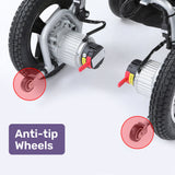 Mobility & Accessibility: EQUIPMED Ultra-Light Power Wheelchair, Tight Turning, Airline Approved, Folding, ARTG Certified, Aluminium Frame, Lithium Battery, Grey