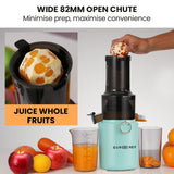 Speciality Appliances: EUROCHEF Cold Press Slow Juicer Machine, Large Chute, 200W, Seafoam Green