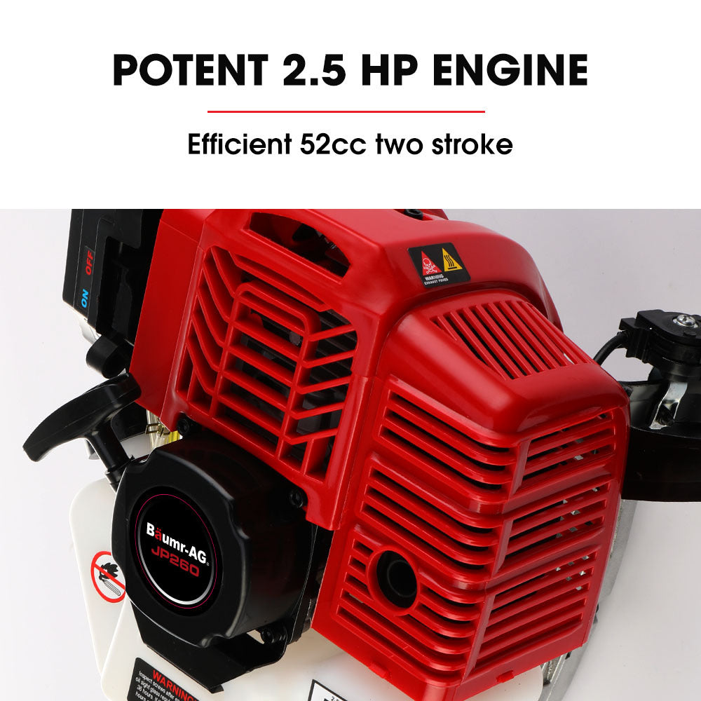 Jackhammers: BAUMR-AG 2 Stroke 52cc Petrol Jackhammer, with 2 Chisels, Carry Bag