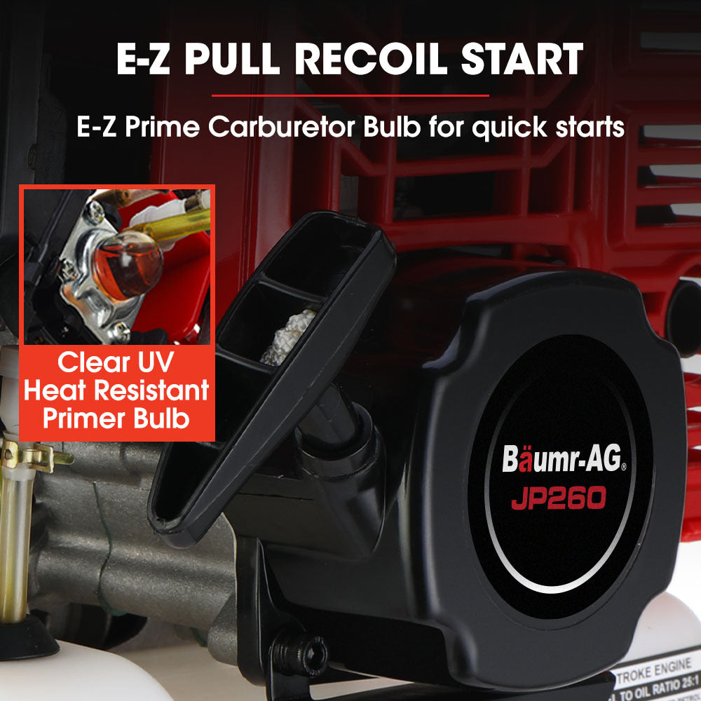Jackhammers: BAUMR-AG 2 Stroke 52cc Petrol Jackhammer, with 2 Chisels, Carry Bag