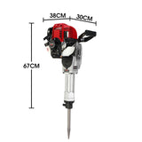 Jackhammers: Baumr-AG 4 Stroke Petrol Jackhammer, with 2 Chisels, Carry Bag