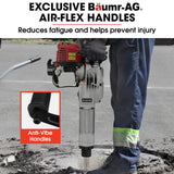 Jackhammers: Baumr-AG 4 Stroke Petrol Jackhammer, with 2 Chisels, Carry Bag