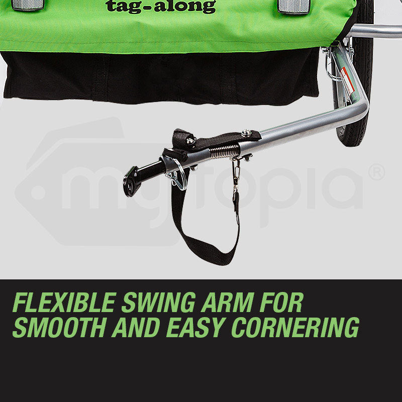 Bicycle Stands & Storage: Tag-along Kids Bike Trailer Bicycle Pram Stroller Children Jogger Green