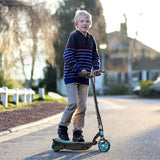 Bikes & Scooters: BULLET ZPS 6 Inch Kids Electric Scooter 140W 15km Children Ride On Toy Rechargeable Battery Blue
